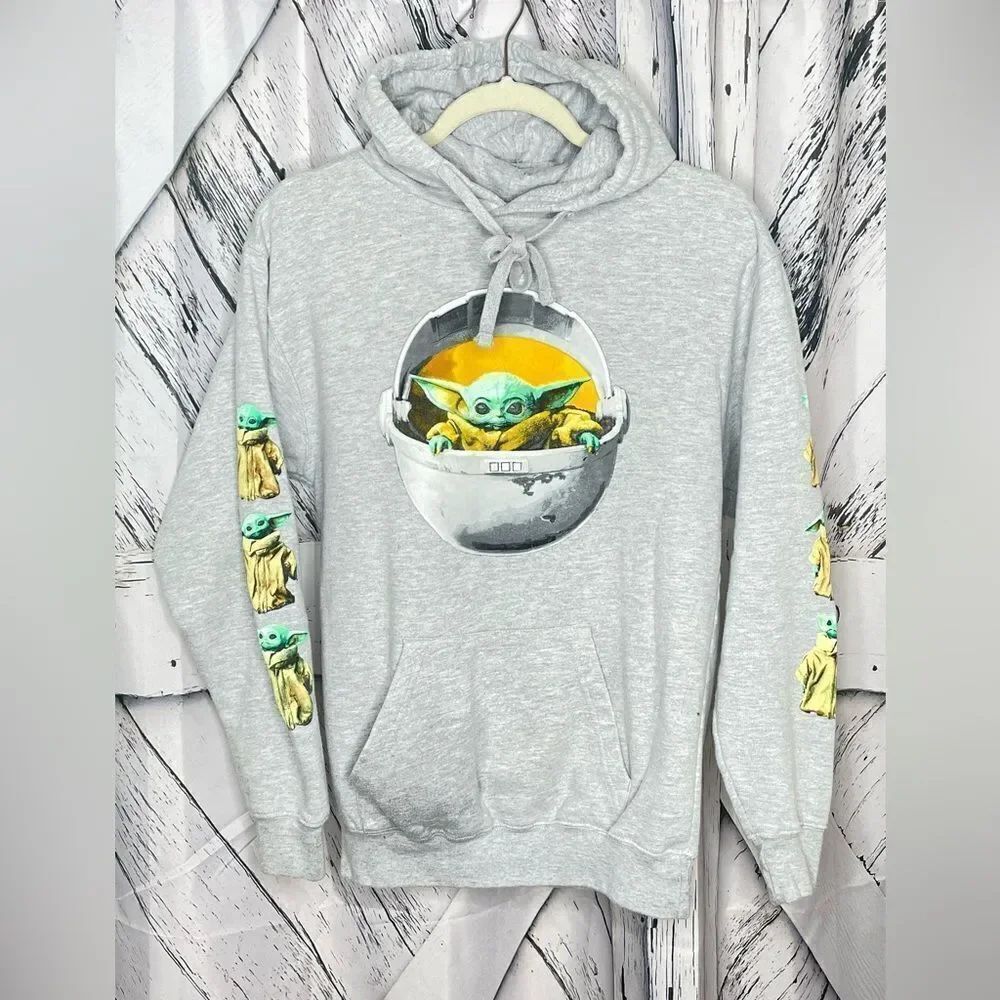 Star Wars Mandalorian Baby Yoda Sweatshirt Hoodie S